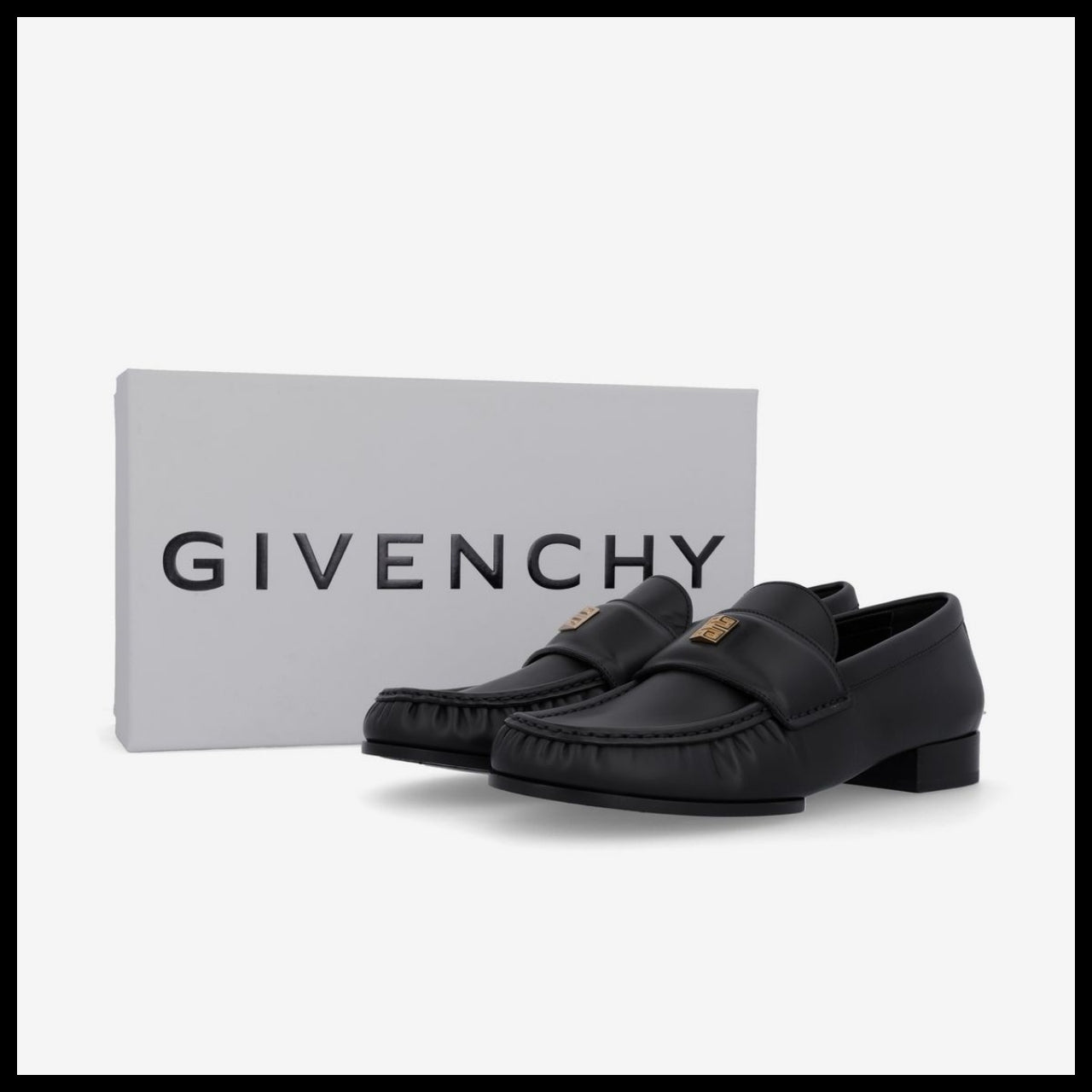 【GIVENCHY】4G Loafers - Black