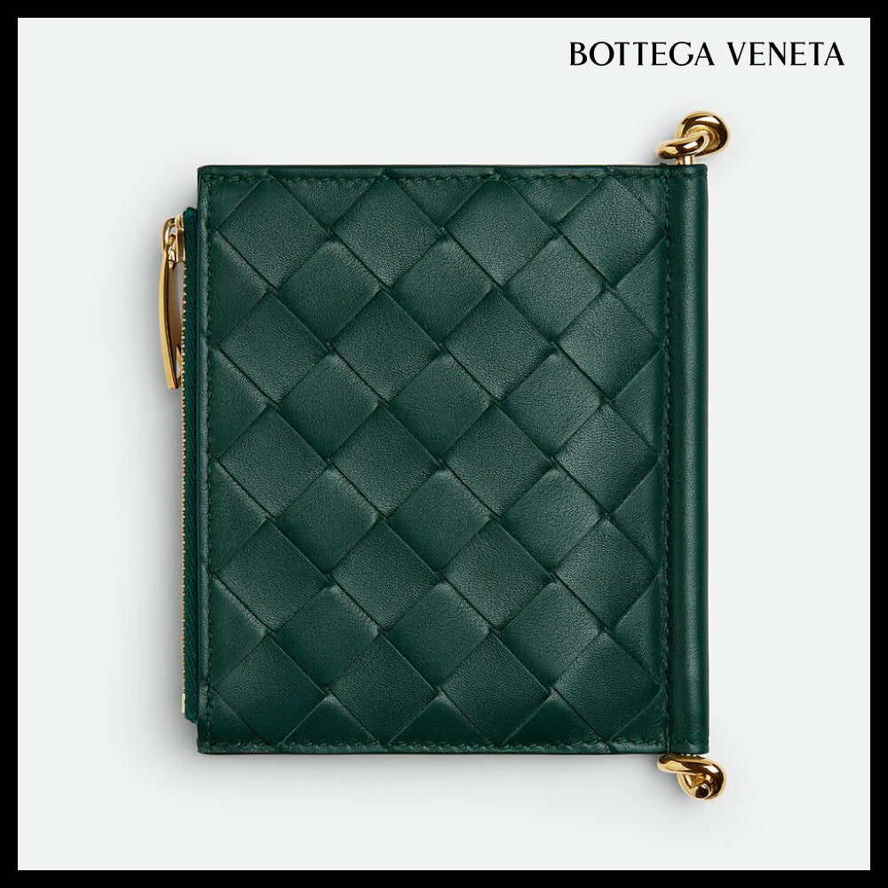 【韓国百貨店 BOTTEGA VENETA】Small Solstice Bi-Fold Wallet