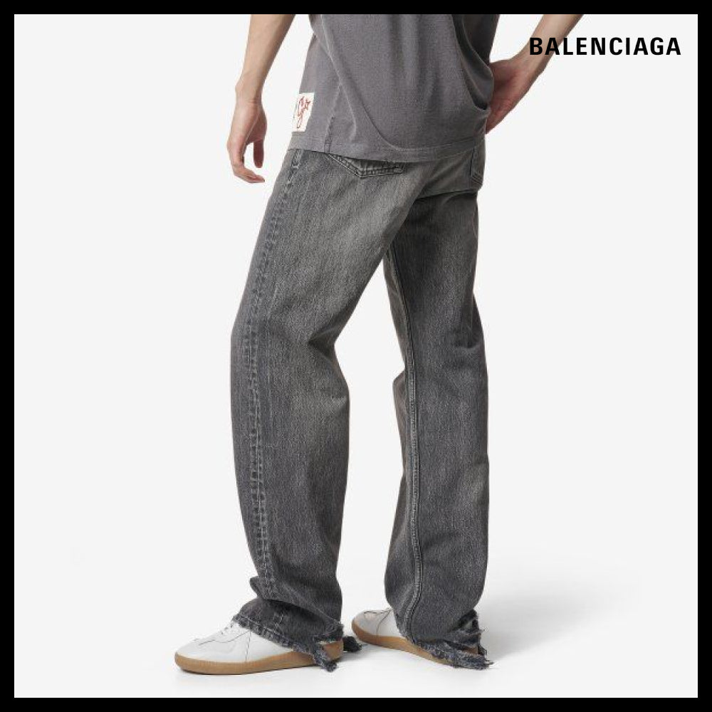 【BALENCIAGA】Baggy Denim Pants Sunbleached Blue