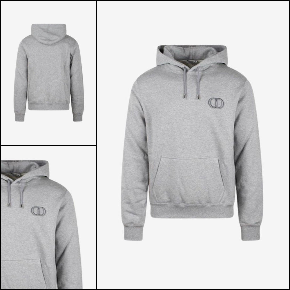 【Dior】CD Icon Hoodie Gray Men
