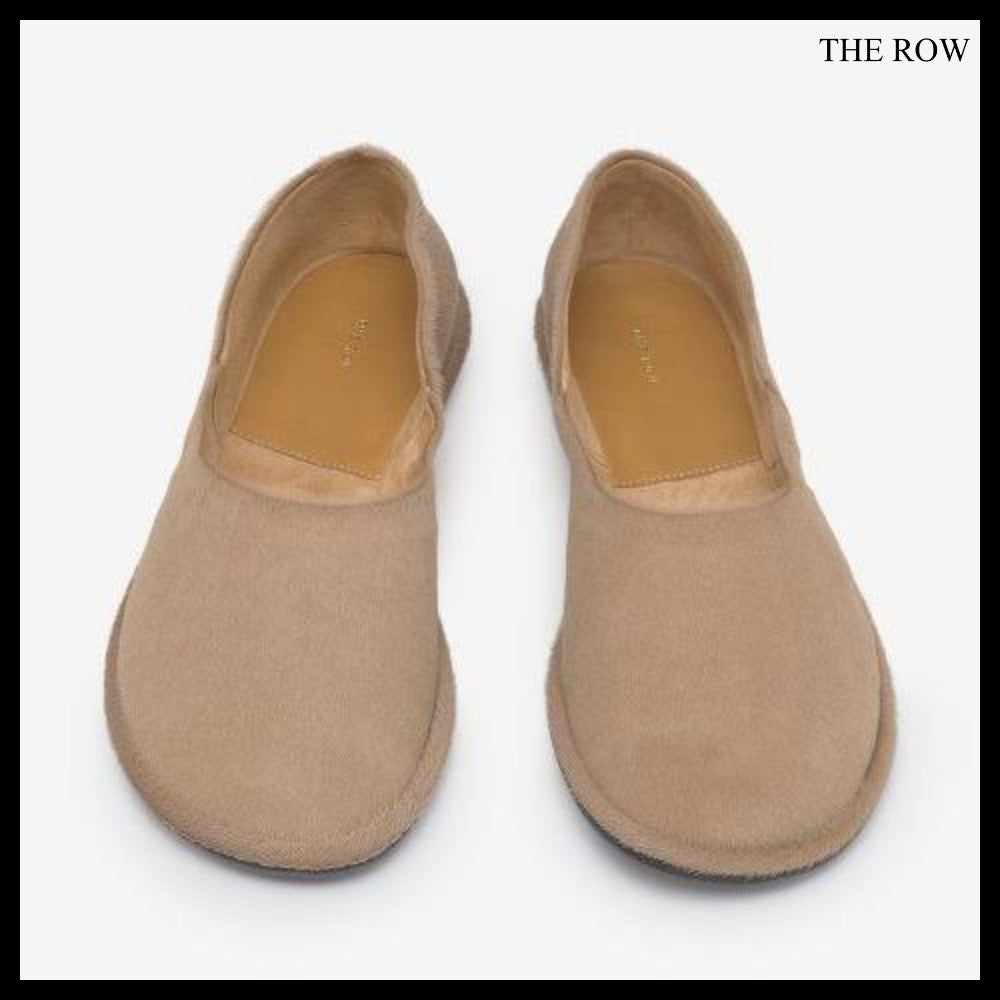 【The Row】Canal Slip ons Beige