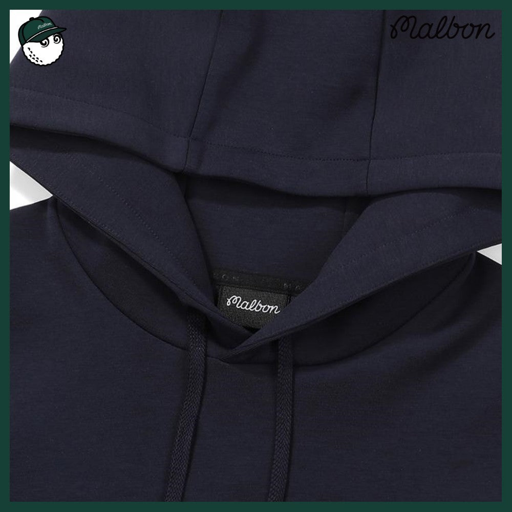 【MALBON GOLF】 SCRIPT HOOD MAN TO MAN 3COLORS