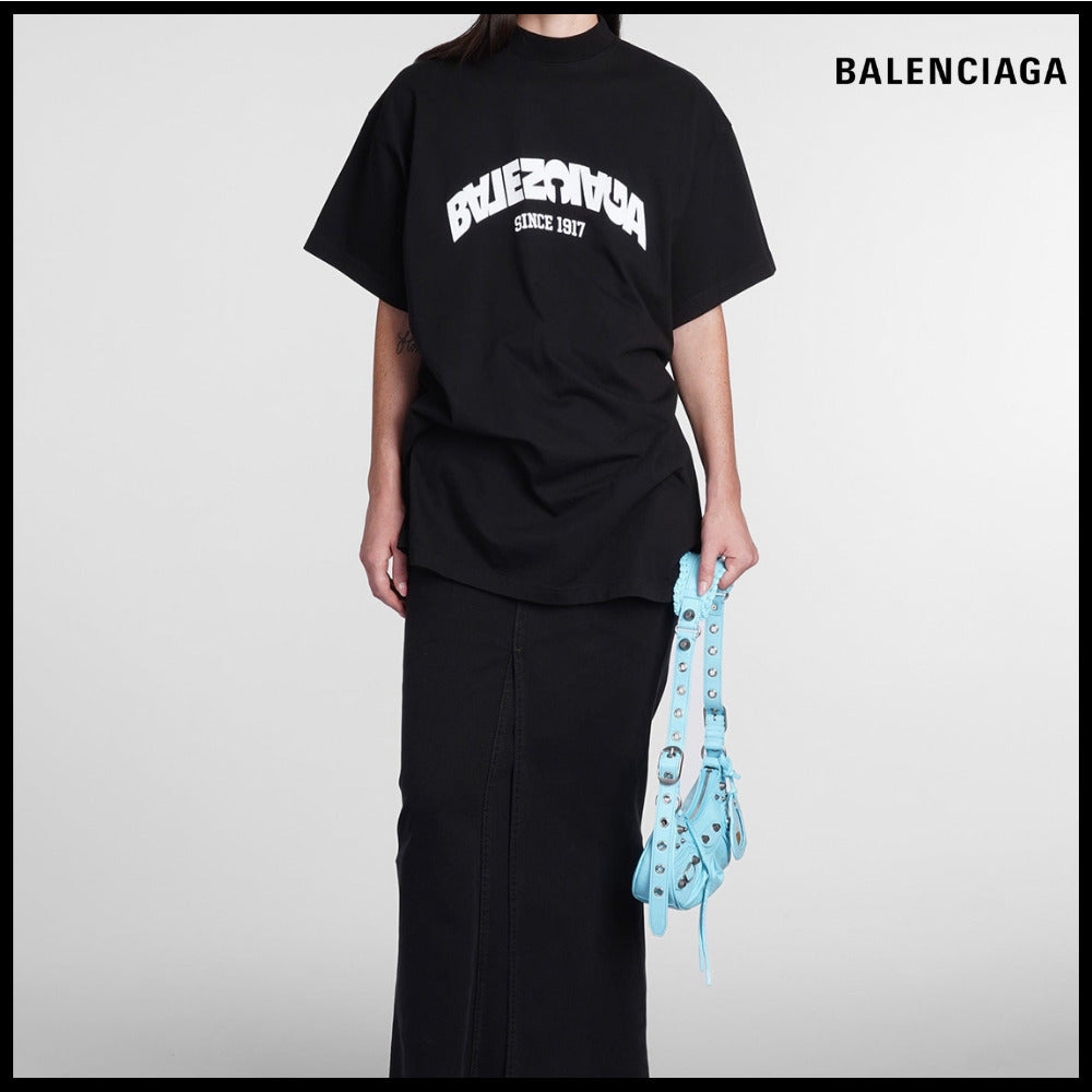 【BALENCIAGA】Back Flip T-Shirt Oversized Black