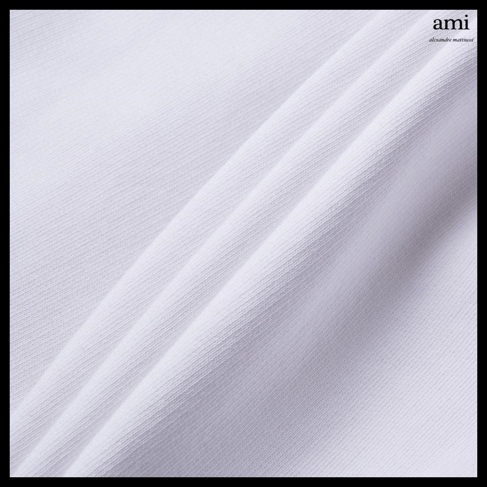 【 AMI PARIS 】 Big Logo Sweatshirt White