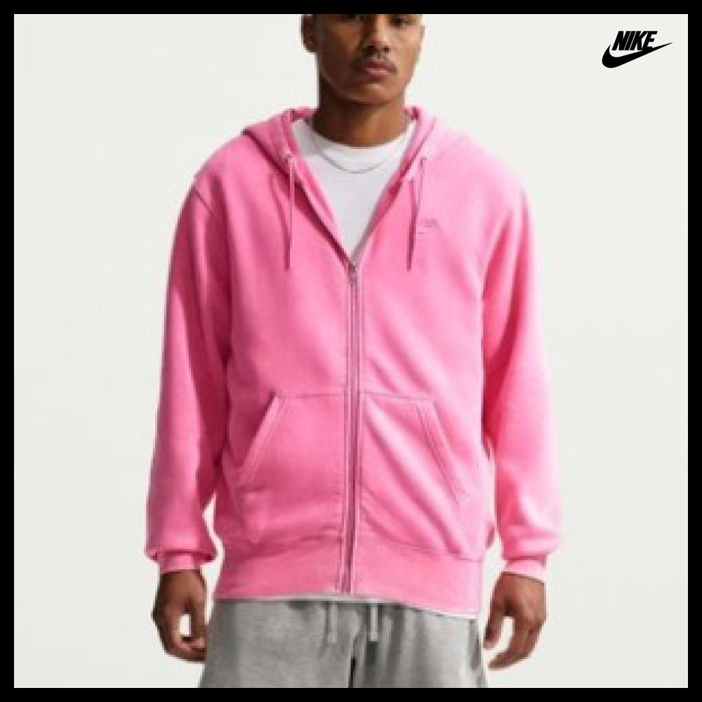 【Nike】Club Men’s Full-Zip Fleece Hoodie 3 Colors