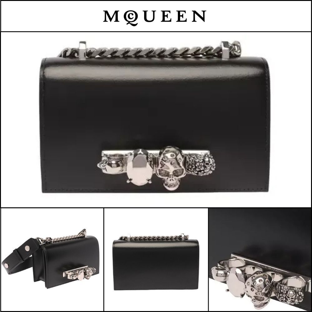 【alexander mcqueen】Jewelled Satchel Mini Shoulder Bag