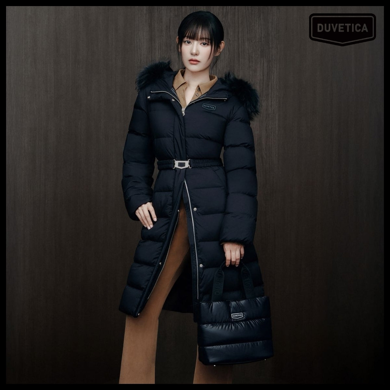 【DUVETICA】Maratea - Black Womens Down Jacket