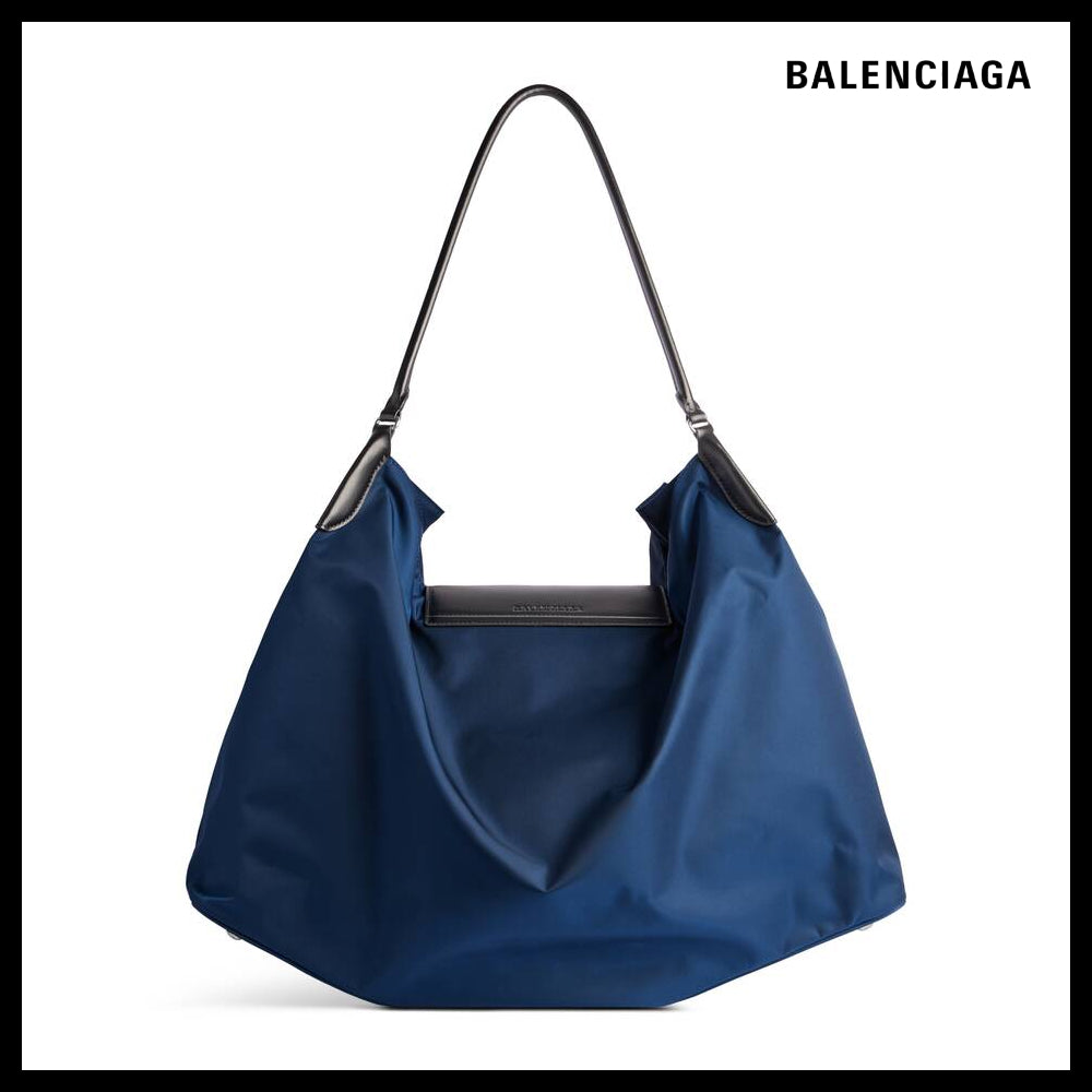 【BALENCIAGA】GENEVE LARGE HOBO MIDNIGHT BLUE