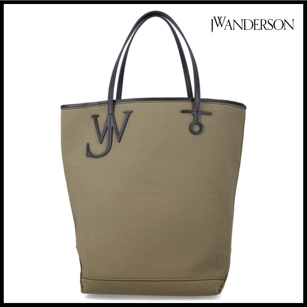 【JW ANDERSON】Green Tote Bag bold color