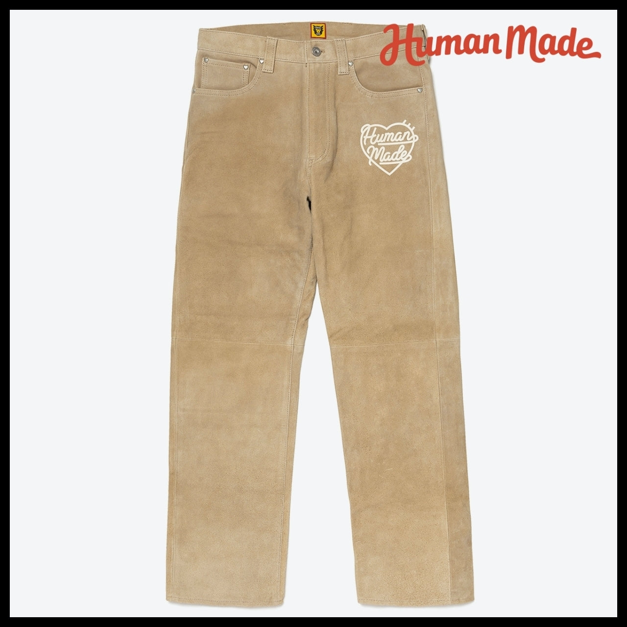 【HUMAN MADE】Suede Leather Pants