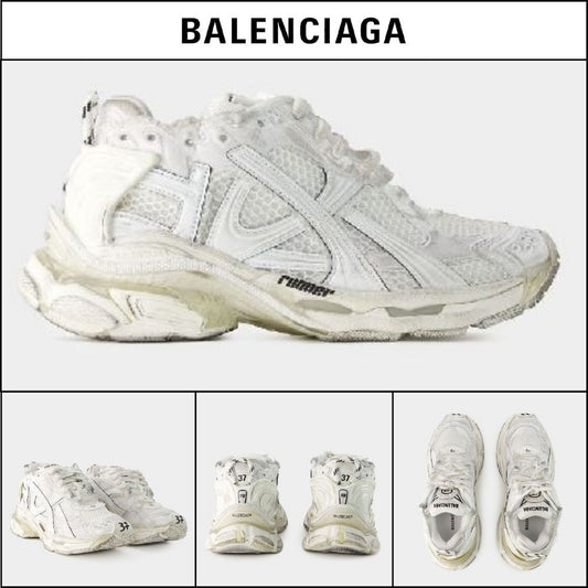 ★BALENCIAGAアウトレットセール ★Runner Sneakers White Women