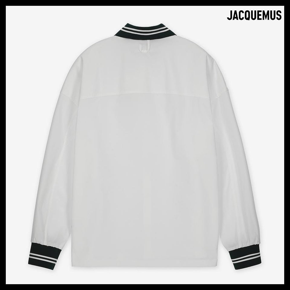 ◆JACQUEMUS◆ シャツ Shirt White 半袖 ロゴ