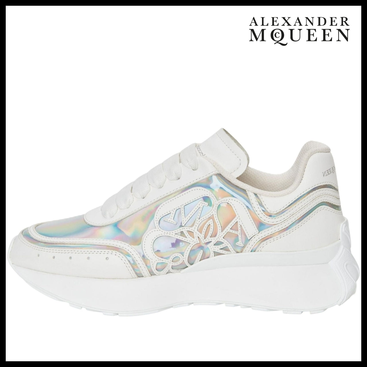 【Alexander Mcqueen】Sprint Runner White Multicolor