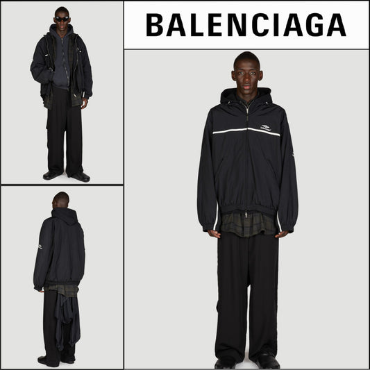 【BALENCIAGA】3B Sports Icon Layered Tracksuit Jacket