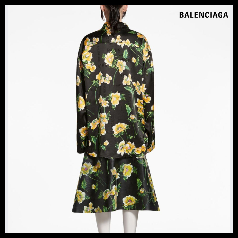 【BALENCIAGA】Large Fit Hoodie White