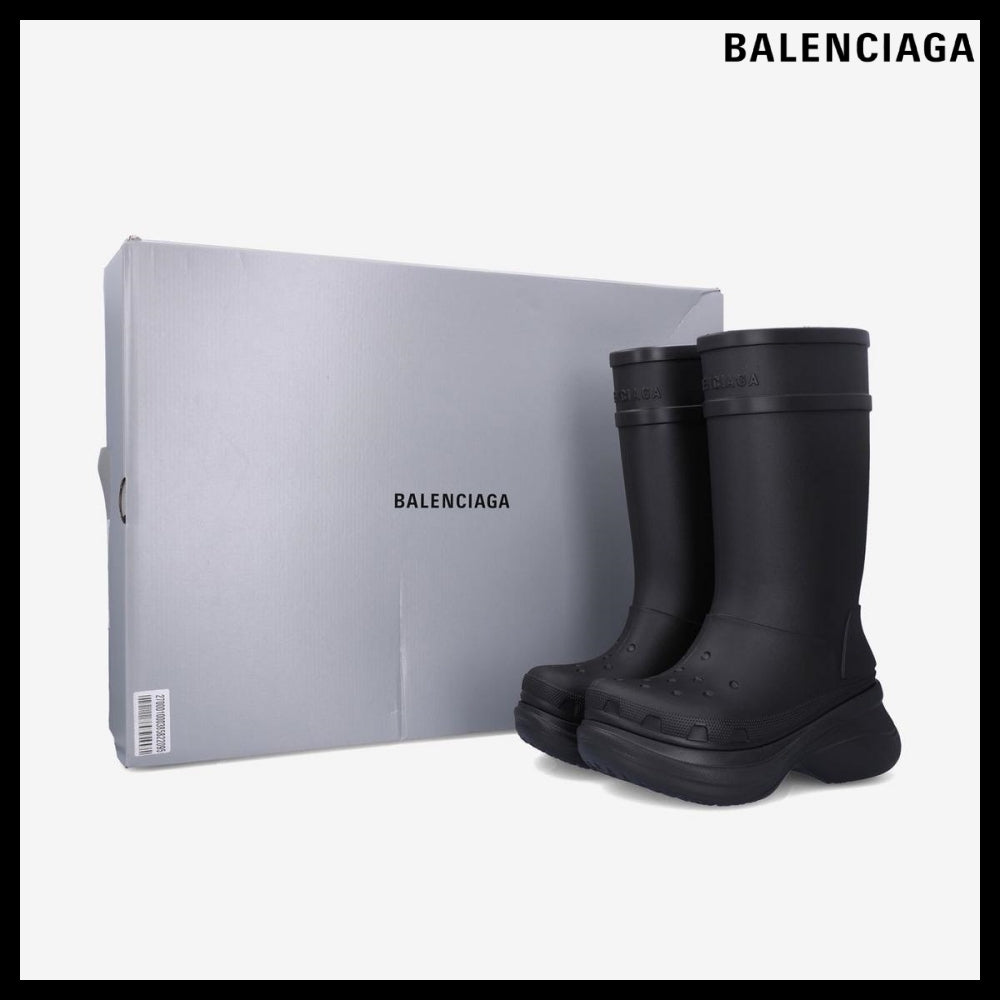 【BALENCIAGA】Crocs Boots Black