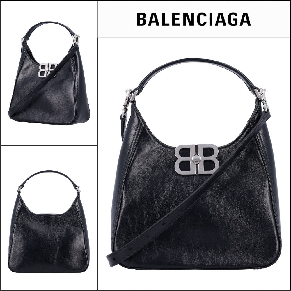 【BALENCIAGA】BB Soft Hobo S Black