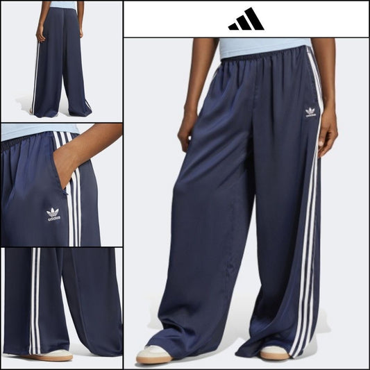 【adidas】Adicolor Satin Wide-Leg Track Pants NINDIG