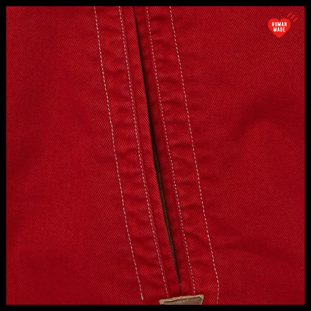 【HUMAN MADE】HOODED COAT RED