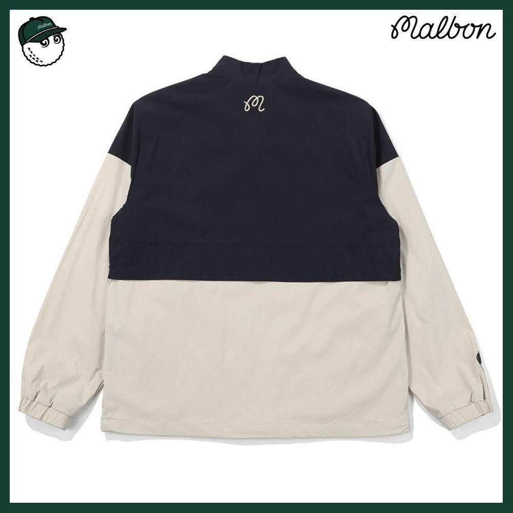 【MALBON GOLF】 COLOR BLOCK JACKET MAN 4COLORS