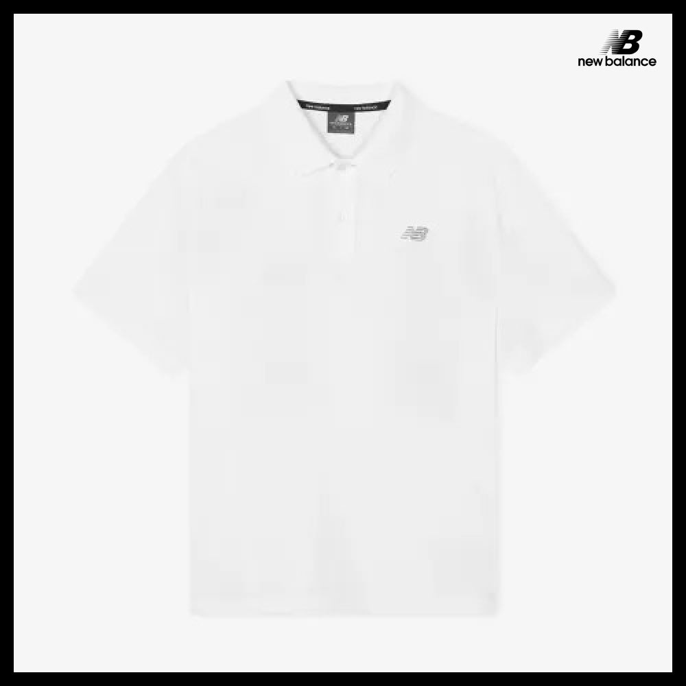 【New Balance】Unisex Poly Pique Polo Shirt - 3 Colors