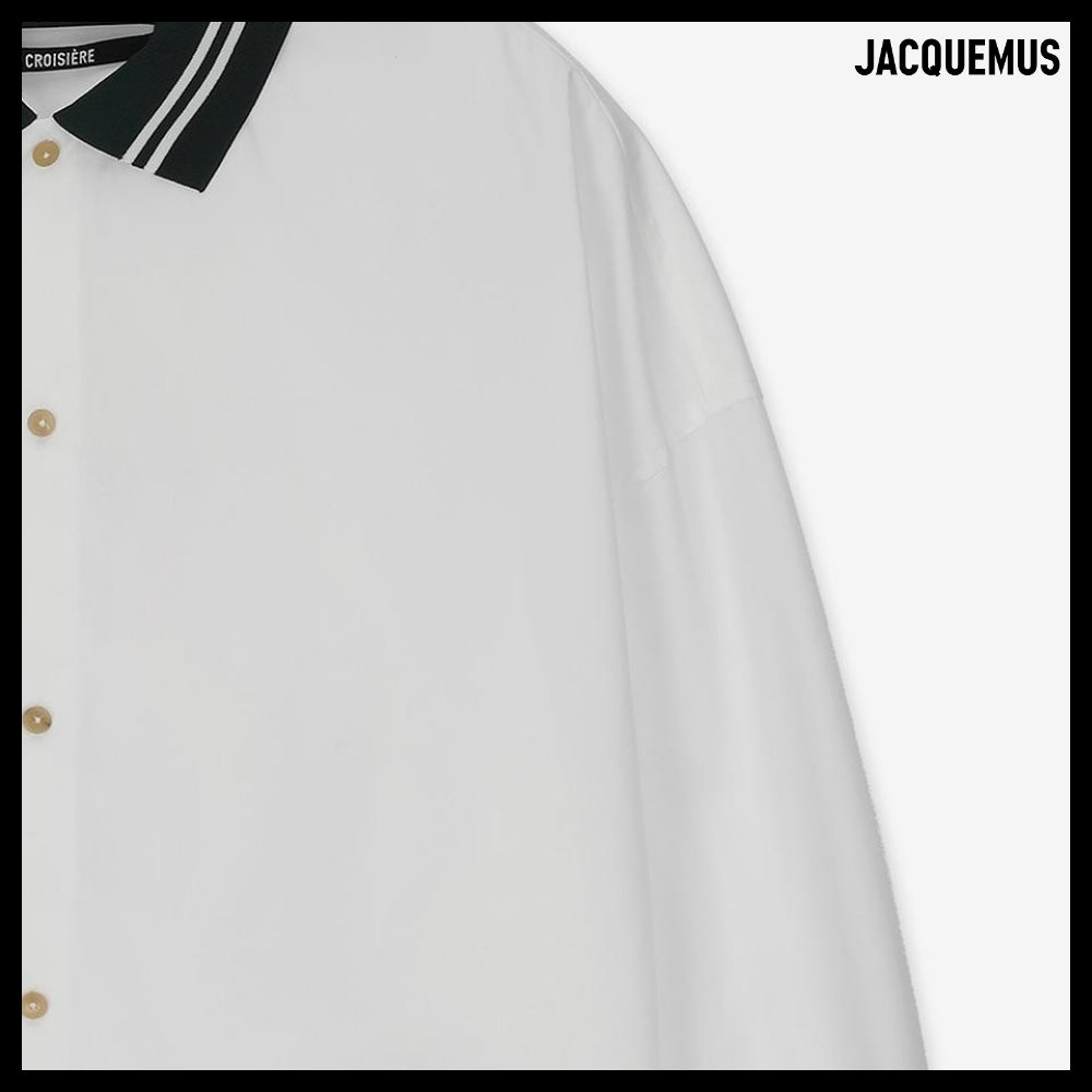 ◆JACQUEMUS◆ シャツ Shirt White 半袖 ロゴ