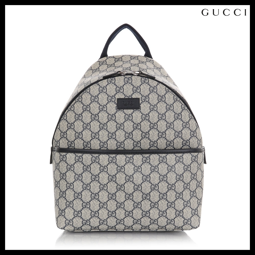 【GUCCI】Kids GG Supreme Canvas Backpack