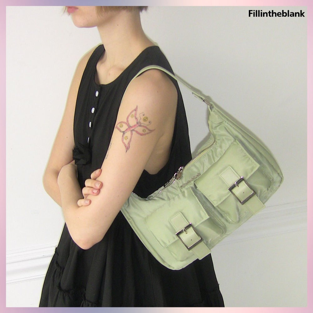 【FILL IN THE BLANK】PK HOBO BAG NYLON 3 COLORS