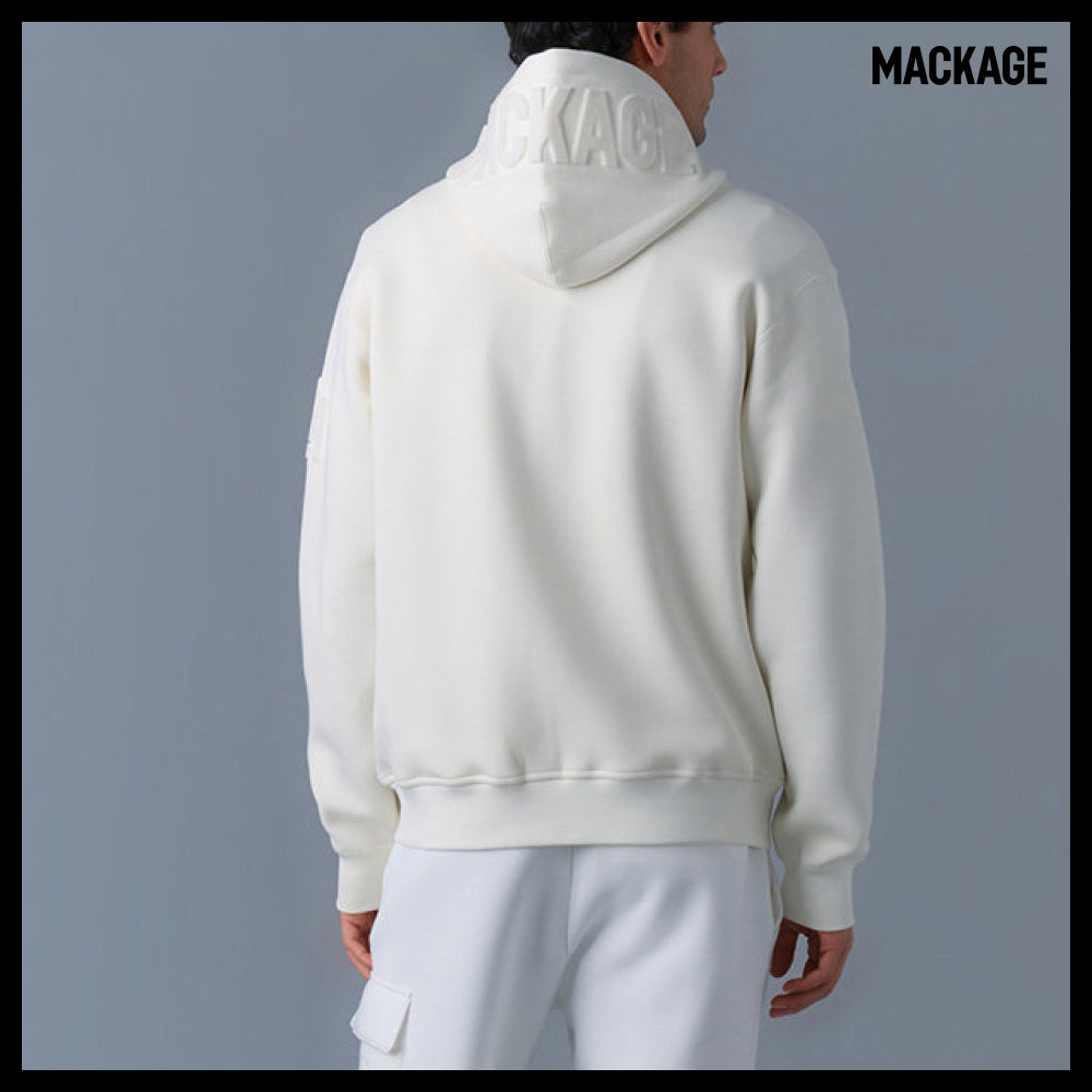 【Mackage】KRYS-ZP Chris ZP Hooded Zip-Up Cream