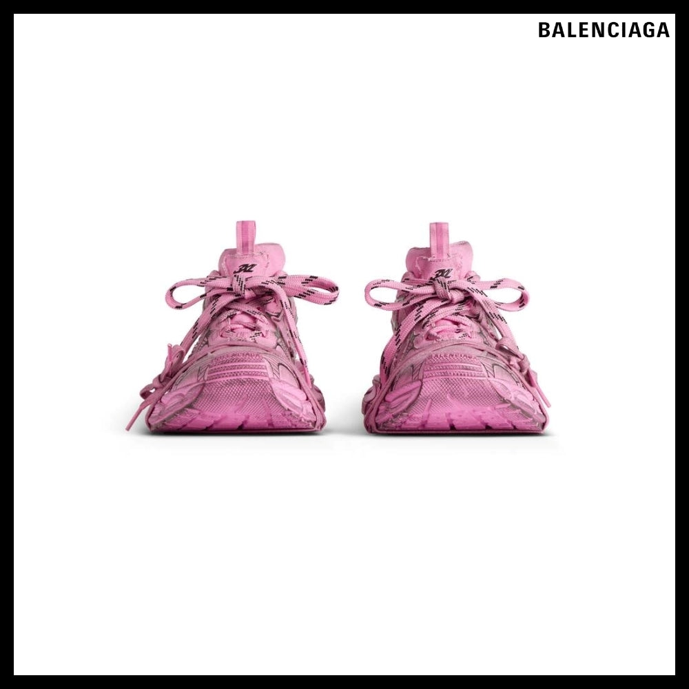 【BALENCIAGA】3XL SNEAKER PINK DESTROYED CANVAS