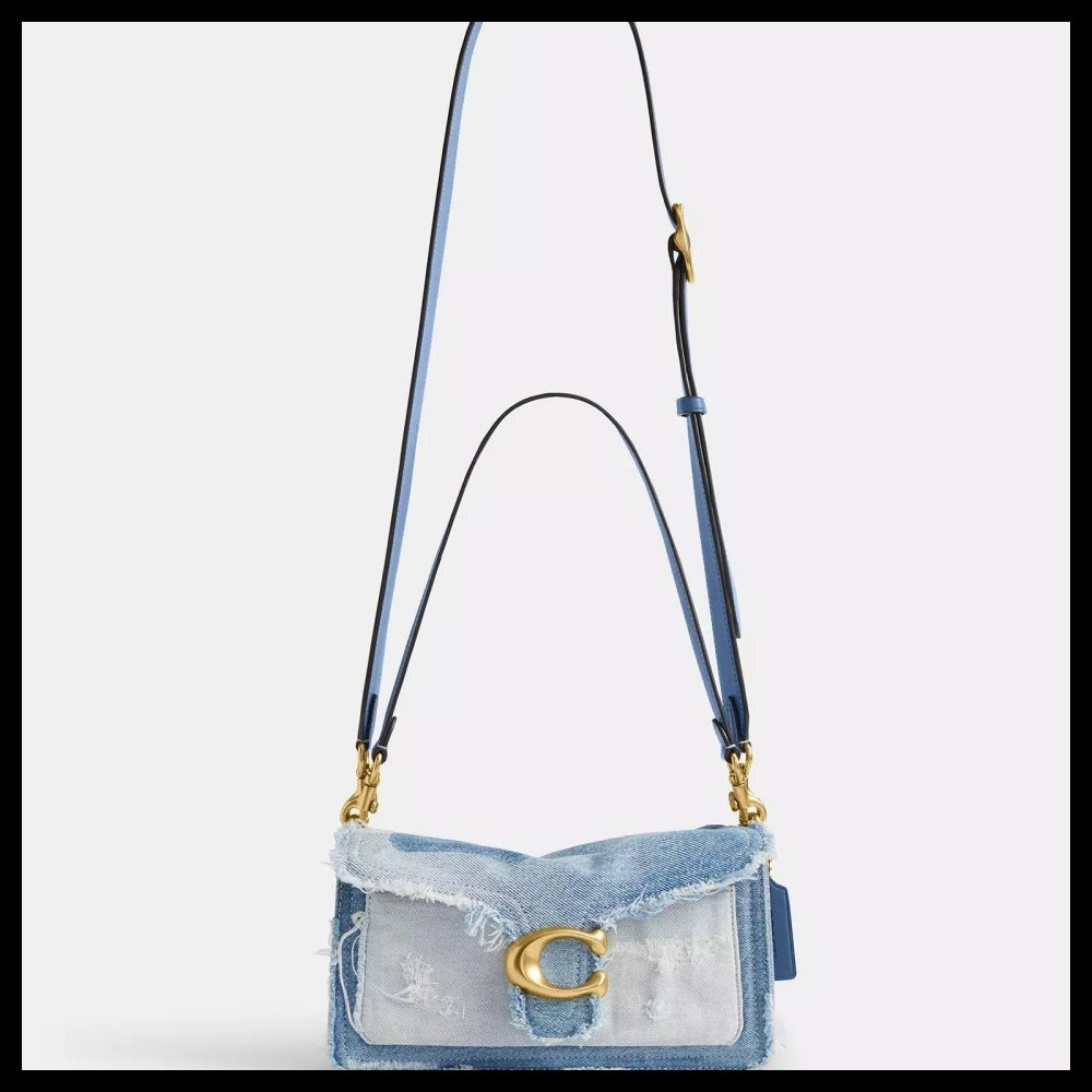 【Coach】Tabby Shoulder Bag 26 With Repurposed Denim