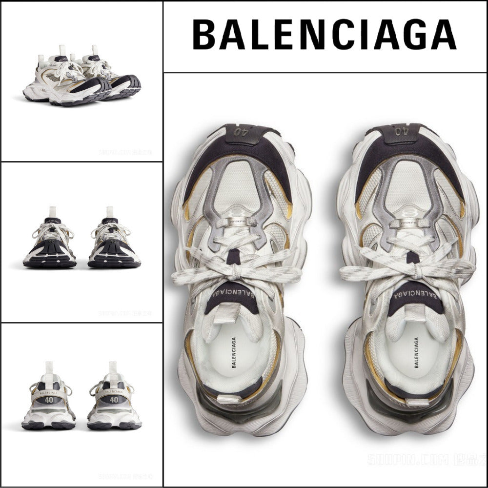 【BALENCIAGA】Cargo Sneaker White Grey