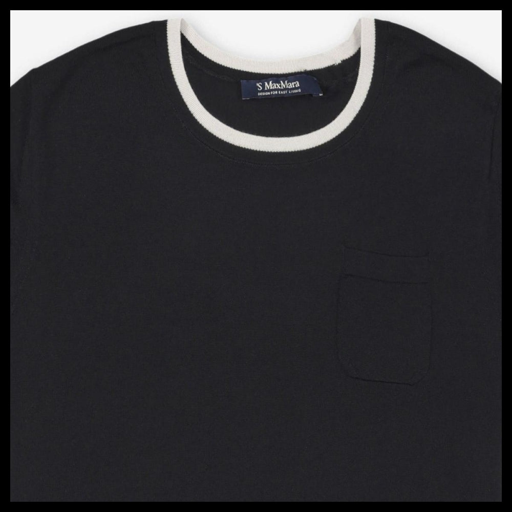 【S Max Mara】Egidio Knit Black