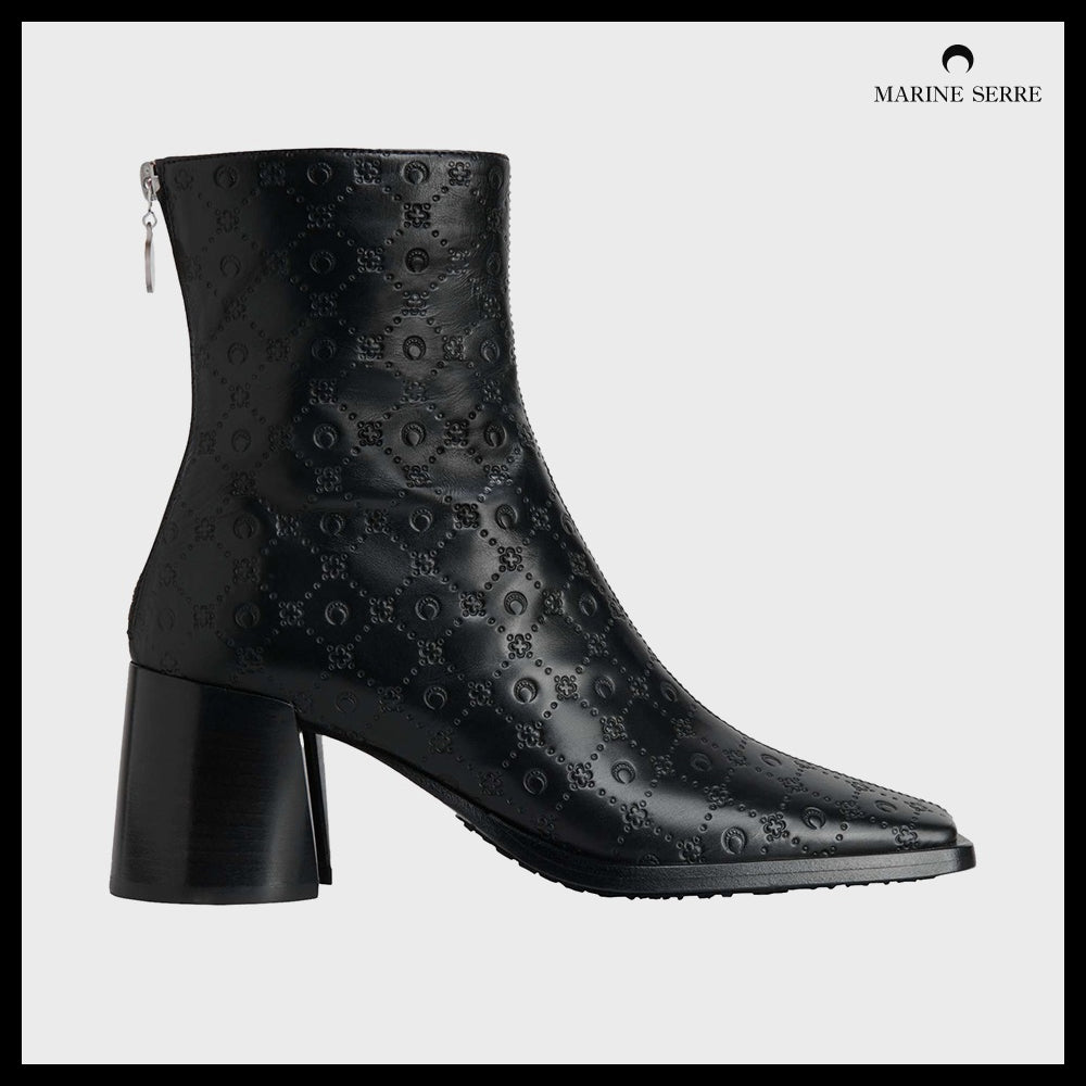 【MARINE SERRE】Moonogram Embossed Leather MS Block
