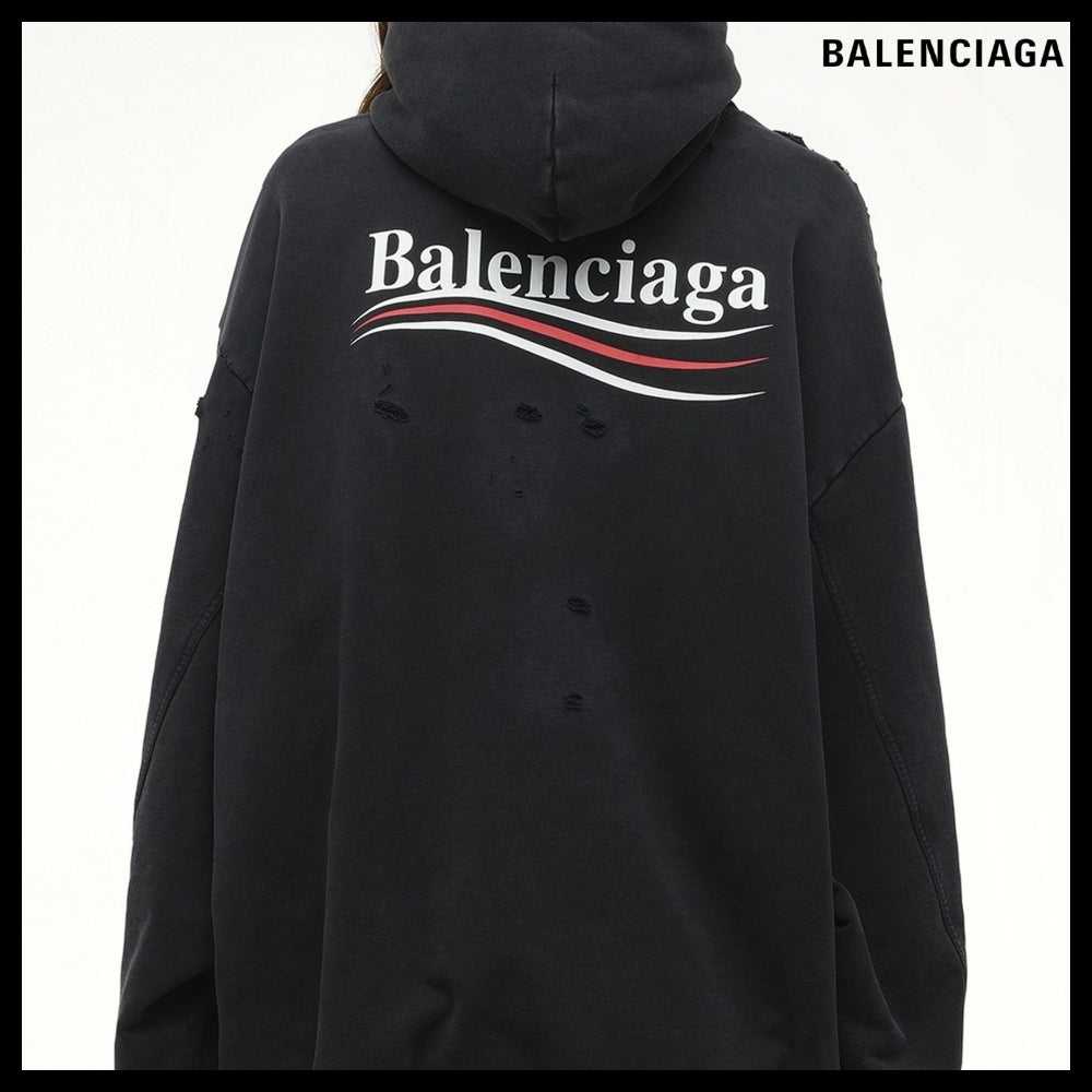 ★BALENCIAGAアウトレット セール ★Political Campaign Hoodie