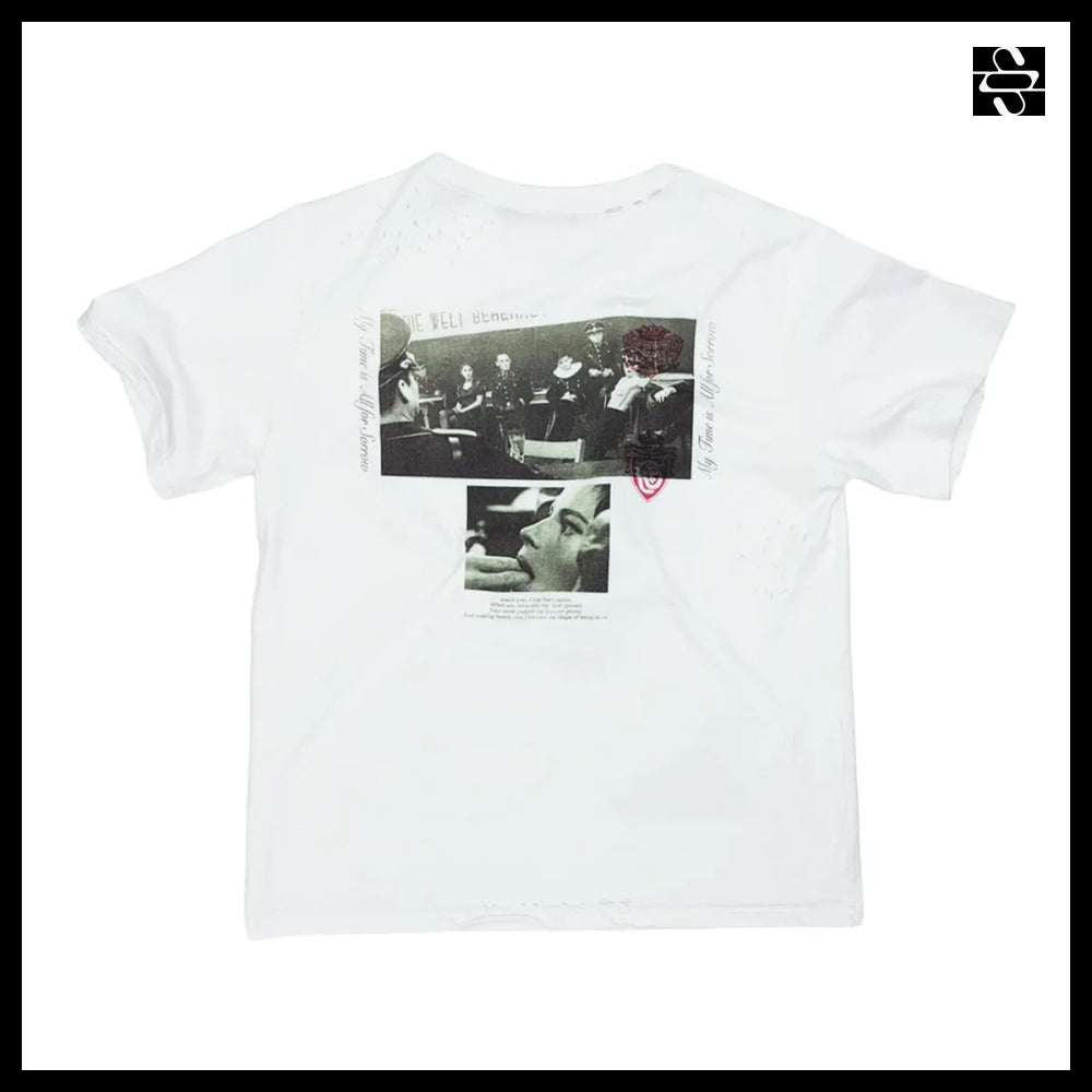 【SUNDAYOFFCLUB】The Night Porter Distressed T Shirt