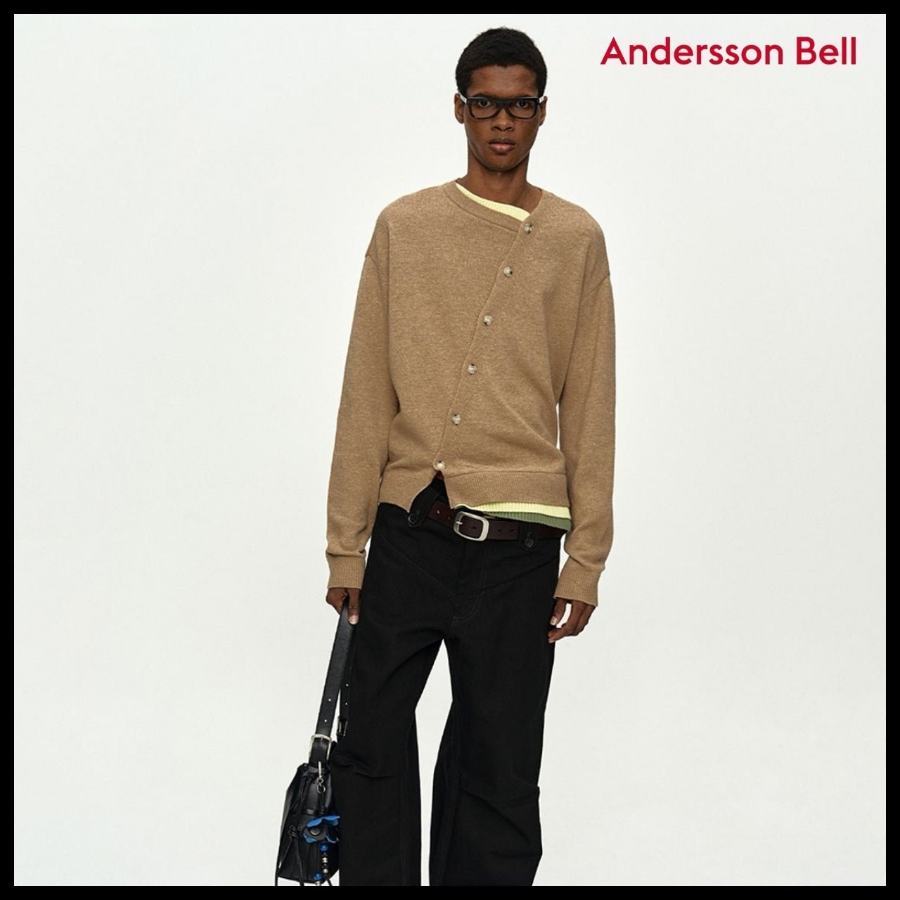 【ANDERSSON BELL】Layered Cardigan Camel