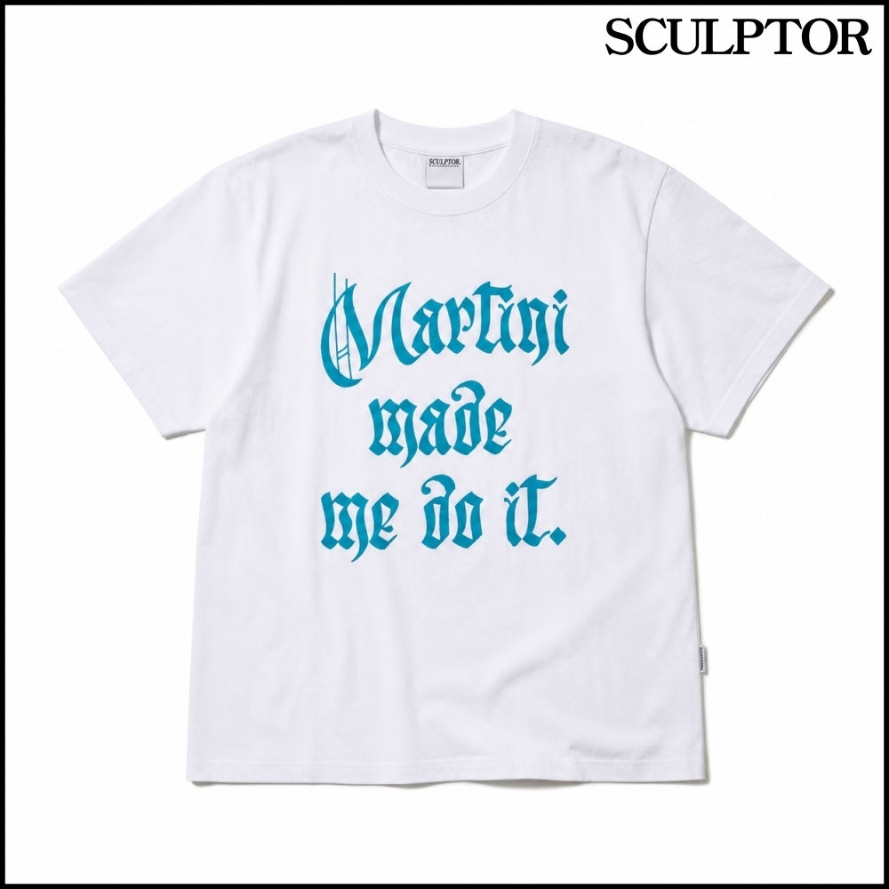 【SCULPTOR】MARTINI MADE ME DO IT TEE 3 COLORS