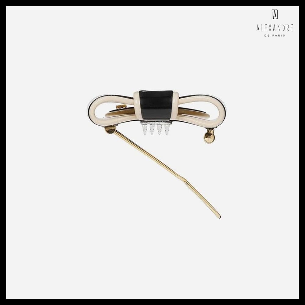 【Alexandre de Paris】Tenderly Ball Pin Black