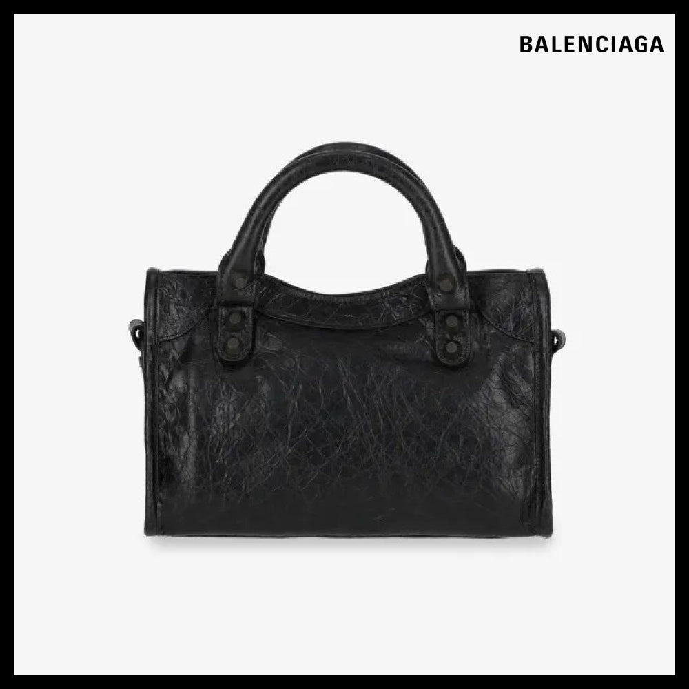 【BALENCIAGA】Le City Mini Tote Bag Black