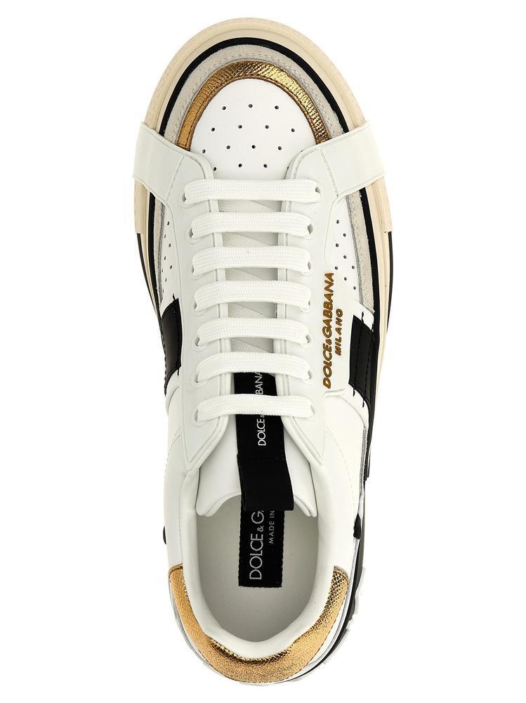 【Dolce & Gabbana】Calfskin 2.Zero Custom Sneakers