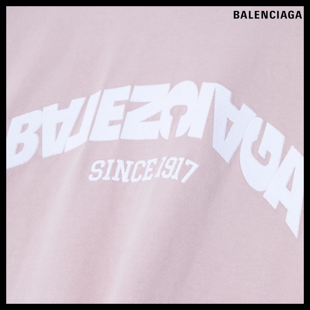 【BALENCIAGA】Back Flip Medium Fit T-Shirt Pink