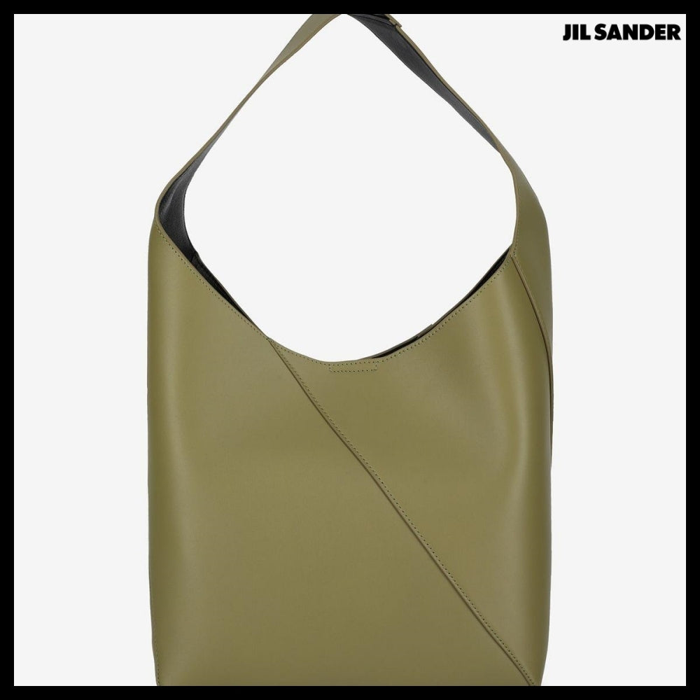 【Jil Sander】Medium Vertigo Tote Bag Sage Green