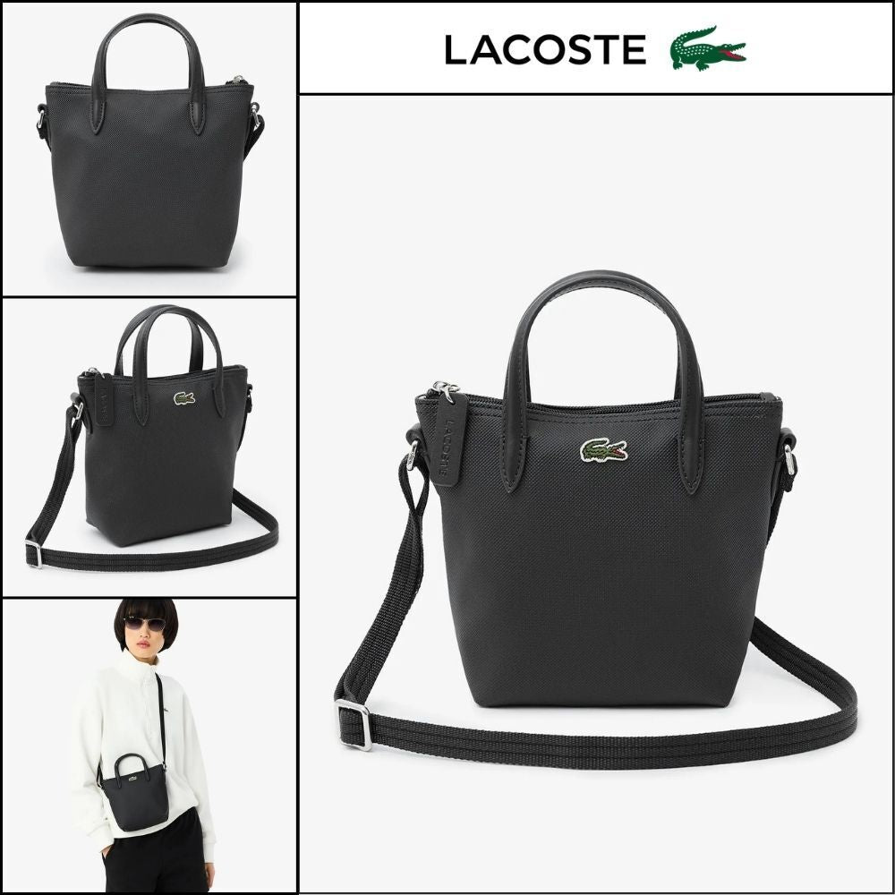【LACOSTE】Women's L.12.12 Strass Size Mini Crossbody Bag