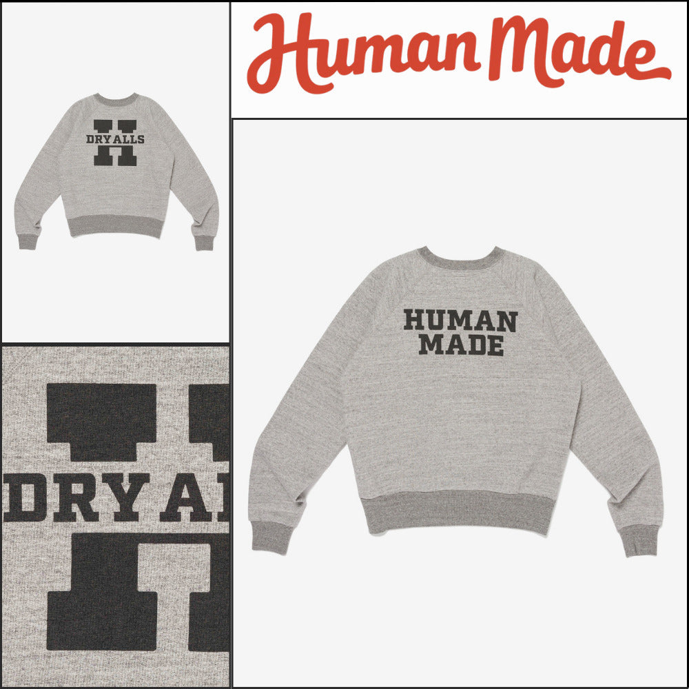 【HUMAN MADE】CLASSIC SWEATSHIRT GRAY