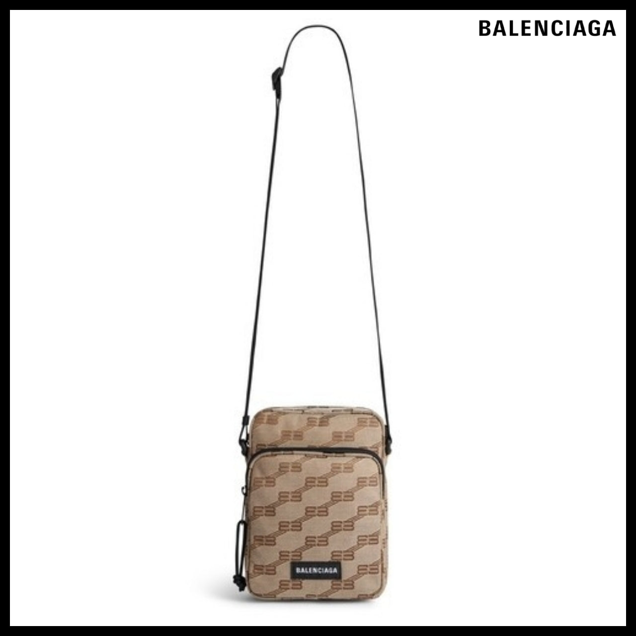 【BALENCIAGA】Signature BB Monogram Jacquard Canvas