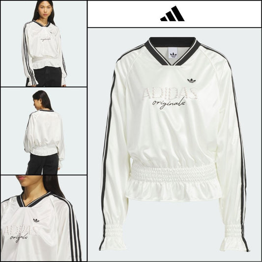 【ADIDAS】Smock Jersey Long Sleeve T-Shirt