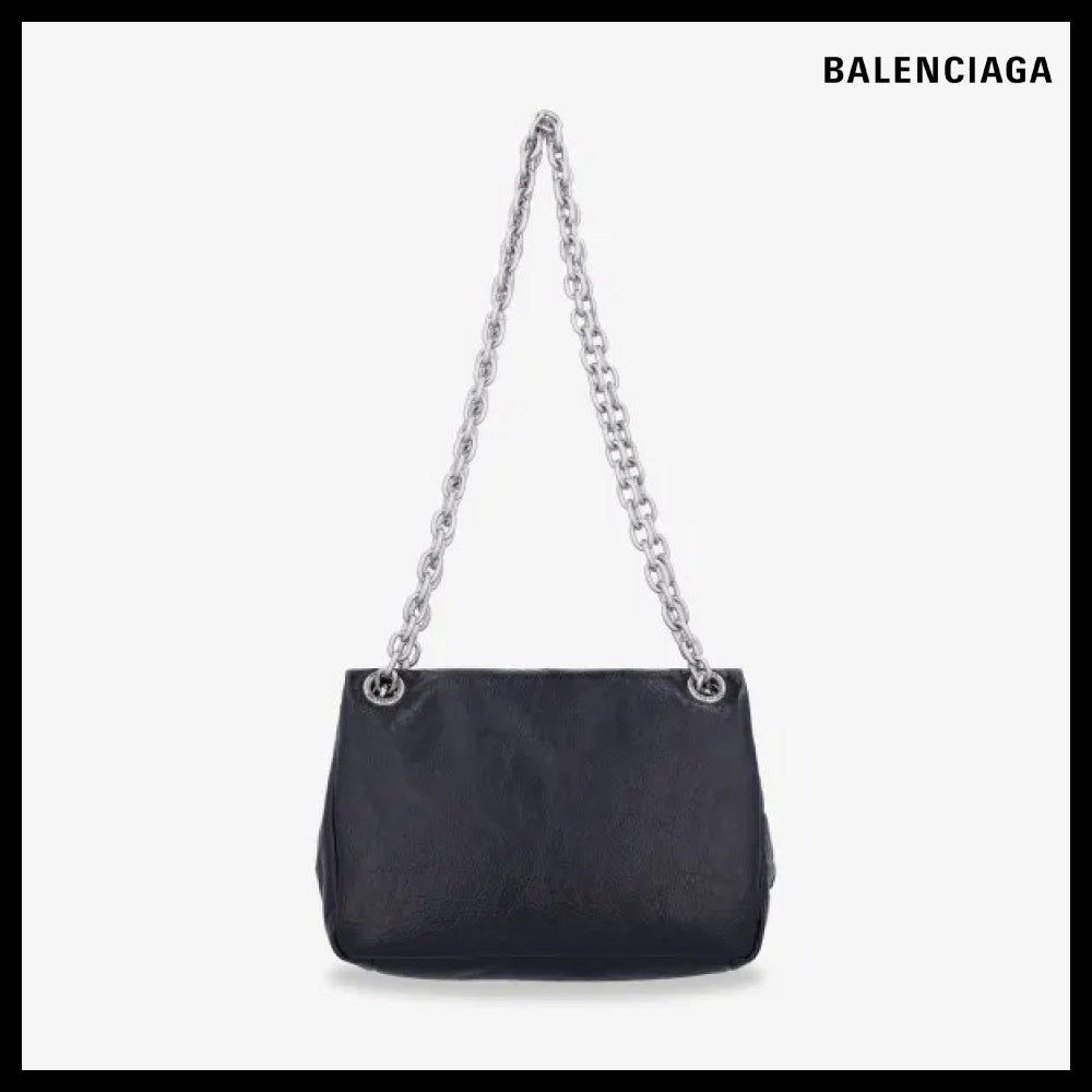 【BALENCIAGA】Monaco Mini Tote Bag Black