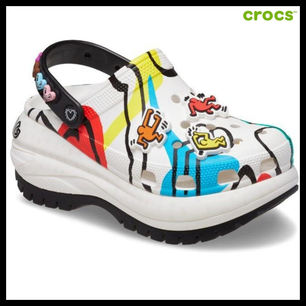【CROCS】Haring Mega Crush Clog