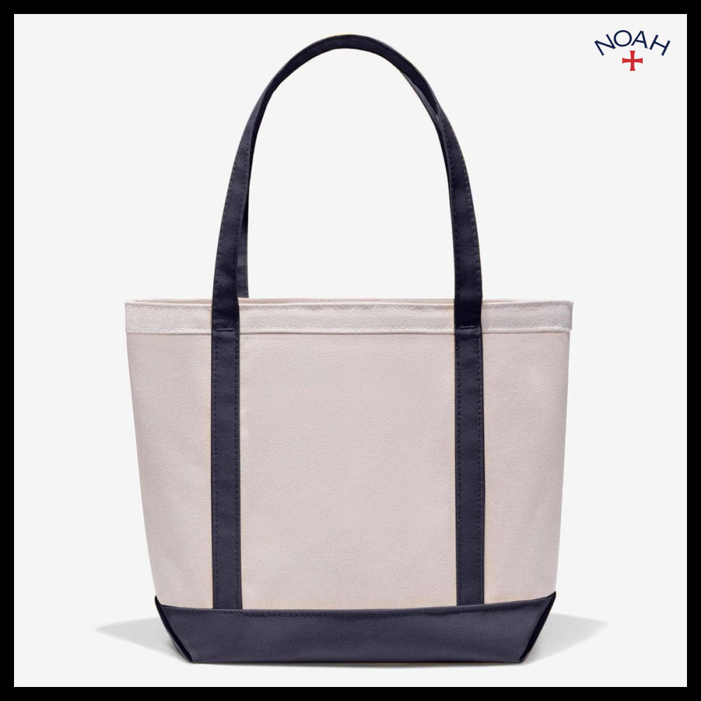 【Noah】Classic core logo tote navy natural